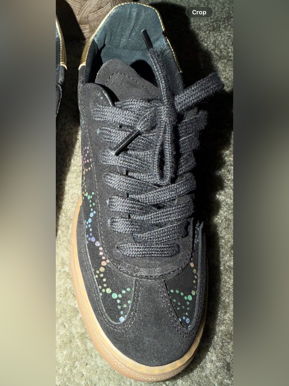 Valentino  Black Low-Top Sneakers with Gum Sole